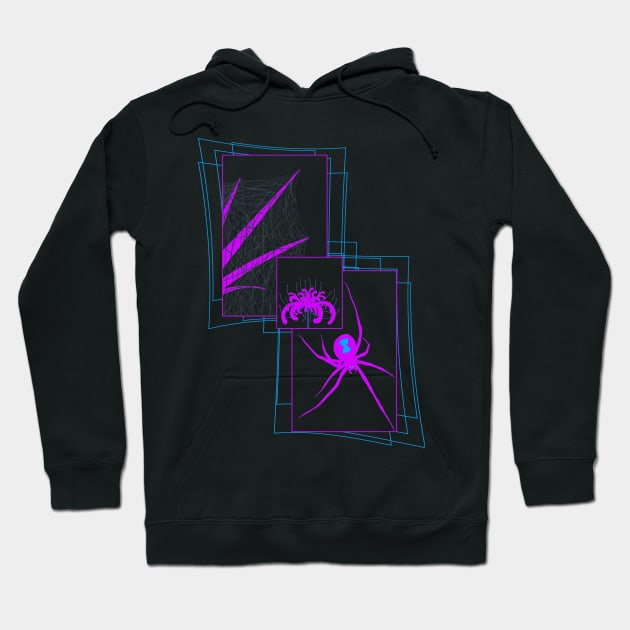 Black Widow V43 (Multicolor) Hoodie by IgorAndMore